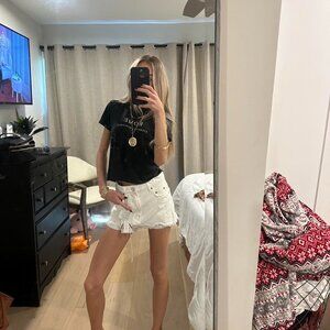 Zara Women's White Shorts
